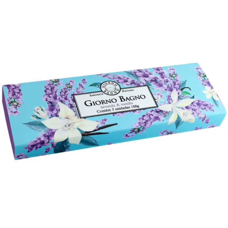 GIORNO BAGNO - KIT SABONETE BARRA LAVANDA E VANILLA