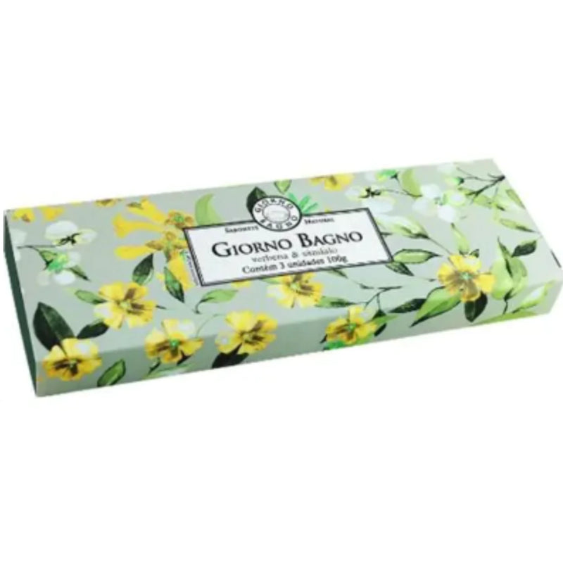 GIORNO BAGNO - KIT SABONETE BARRA VERBENA E SÂNDALO